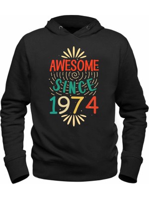 Alfa Tshirt Vintage 1974 Awesome Siyah Tshirt