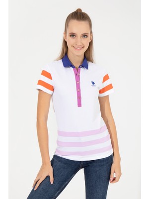 U.S. Polo Assn. Kadın Beyaz T-Shirt 50249035-VR013