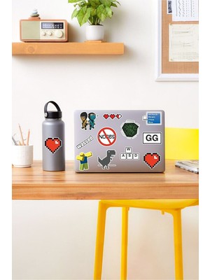 Kt Grup Game Temalı Laptop Notebook Tablet Sticker Set 1
