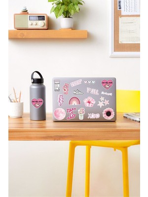 Kt Grup Vsco Pink Laptop Notebook Tablet Sticker Set 1