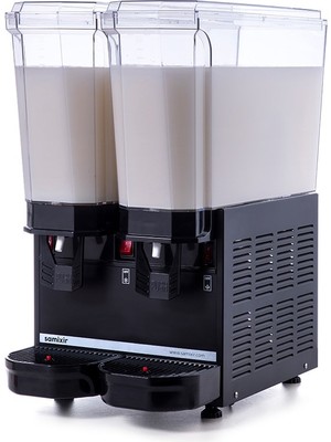 Samixir Klasik Twin 20+20 Lt Karıştırıcılı Soğuk İçecek Dispanseri Makinesi 40-MMB