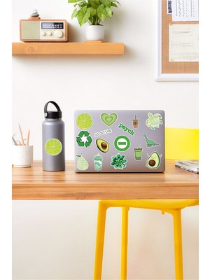 Kt Grup - Vsco Green Laptop Notebook Tablet Sticker Set 1