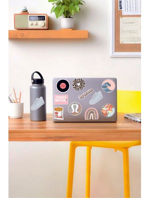 Kt Grup Good Vibes Temalı Laptop Notebook Tablet Sticker Set 4