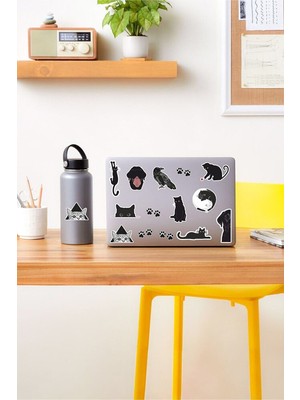 Kt Grup Vsco Black Laptop Notebook Tablet Sticker Set 2