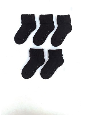 Mem Socks 5'li Kaydırmaz Havlu Çocuk Çorap