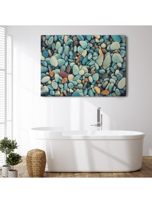 Dünyatablo Deniz Taşı Dekoratif Kanvas Duvar Tablosu ( Tek Parça )