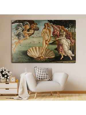 Dünyatablo Sandro Botticelli'nin  Venüs'ün Doğuşu Isimli Eseri ( Üç Parça )