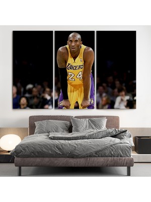Dünyatablo Kobe Bryant Los Angeles Lakers Kanvas Tablo / Black Mamba ( Tek Parça )