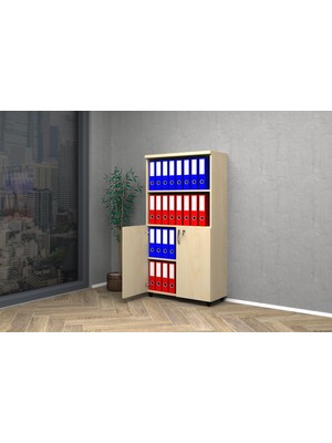 Vena Yarım Kapak Dolap Akçaağaç (80x35x150)