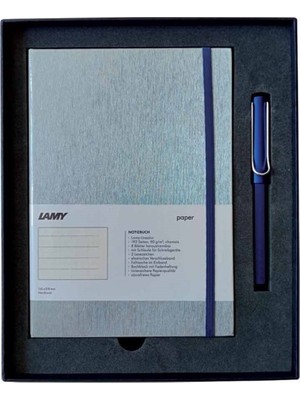 Lamy A5 Defter Al-Star Roller Kalem Set Lacivert