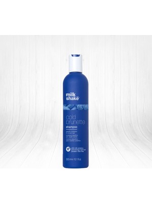 Milk Shake Cold Brunette Canlandırıcı Şampuan 300 ml Normal Saçlar İçin Özel Mavi Pigmentler