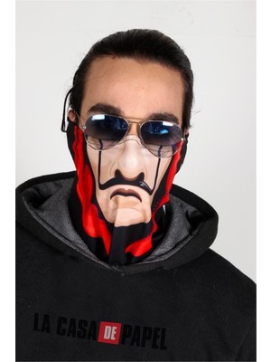 Snowsea La Casa De Papel Yüz Maskesi / Snowboard & Kayak Maskesi