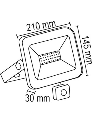 Forlife 50 W Hareket Sensörlü LED Projektör Beyaz