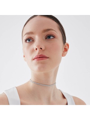 Merano Design 4mm Kahverengi Baget Choker