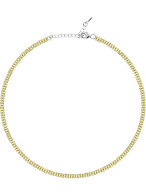 Merano Design 4mm Sarı Baget Choker