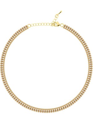 Merano Design 5mm Kahverengi Baget Choker