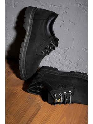 Ducavelli Durable  Deri Nubuk Bağcıklı Erkek Bot