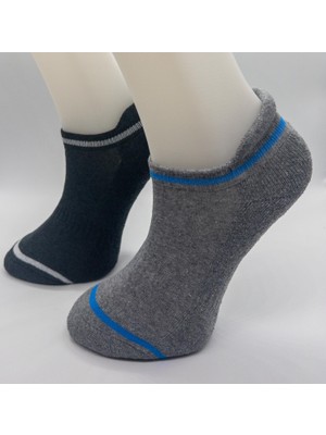 Ciho Socks 6 Çift Kadın Kışlık Havlu Taban Pastel Renkler Çekçekli Patik Çorap