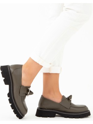 Tamer Tanca Kadın Derı Loafer Ayakkabı 33 1004 Bn Ayk SK22/23