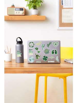 Kt Grup - Vsco Green Laptop Notebook Tablet Sticker Set 2