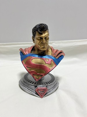 Atlas Hediye Dc Superman Dekoratif Biblo Büst Figür Heykel