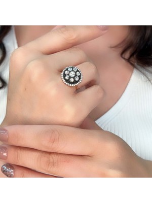 Kayra Mücevher Divanhane Elmas ve Pırlanta Taşlı Yüzük EGF35