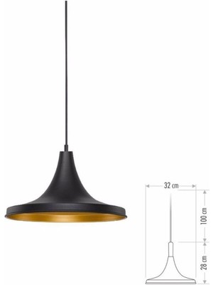 Cata CT-8213 Dekoratif Sarkıt Armatür Ampulsuz
