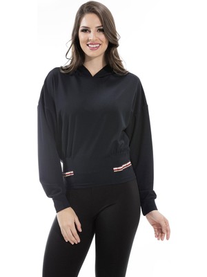 Alexander Gardi Kapüşonlu Bel Detaylı Sweatshirt (B20-16790)