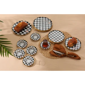 Gürcü Glass Damalı 24 Prç Set
