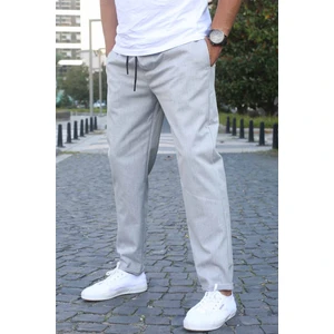Gri Basic Jogger Pantolon 5486