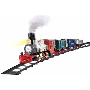 Sunman Sesli ve Işıklı Klasik Tren Seti - 16 Parça