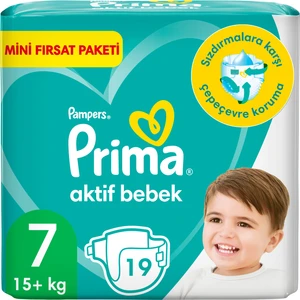 Bebek Bezi Aktif Bebek 7 Beden 20 Adet Standard Paket