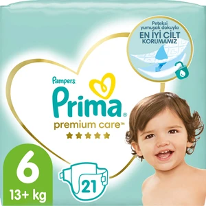 Bebek Bezi Premium Care 6 Beden 21 Adet Ekstra Large İkiz Paket