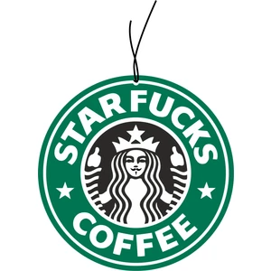 Quart Aksesuar Starfucks Coffe Tasarımlı Dekoratif Araba Oto Kokusu ve Aksesuarı