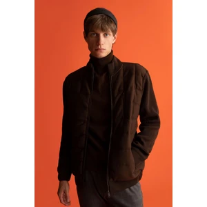 Slim Fit Kolej Dik Yaka Bomber Triko Hırka R3856AZ22AU
