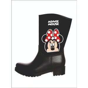 Sea & Blue Shoes Minnie Mouse Baskılı Su Geçirmeyen Kız Çocuk Yağmur Çizmesi