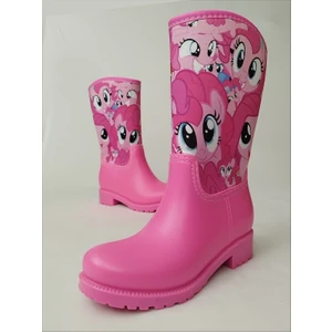 Sea & Blue Shoes My Little Ponny Baskılı Pembe Su Geçirmeyen Kız Çocuk Yağmur Çizmesi
