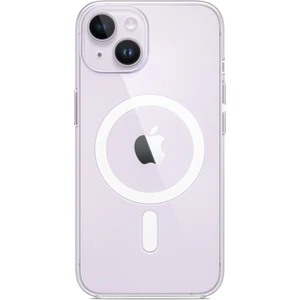 Iphone 14 Kılıf Magsafe Wireless Şarj Destekli Şeffaf Kapak Magnetic Crystal Case