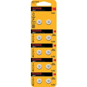 Max Alkaline AG4LR626 Düğme Pil 10'lu