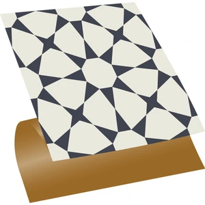 Kendinden Yapışkanlı Yıldızlı Desenli Pvc Karo 30X30 cm (4 Adet) 0,36 M2