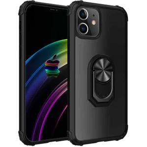 Kip GSM Apple iPhone 12 Kılıf Arkası Şeffaf Köşeleri Renkli Tank Kılıf