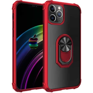 Kip GSM Apple iPhone 12 Pro Kılıf Arkası Şeffaf Köşeleri Renkli Tank Kılıf