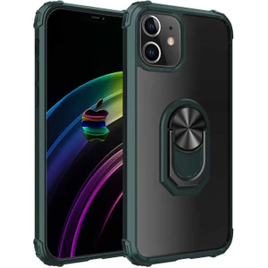 Kip GSM Apple iPhone 12 Mini Kılıf Arkası Şeffaf Köşeleri Renkli Tank Kılıf