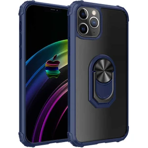 Kip GSM Apple iPhone 12 Pro Kılıf Arkası Şeffaf Köşeleri Renkli Tank Kılıf
