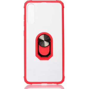 Kip GSM Samsung Galaxy A30S Kılıf Arkası Şeffaf Köşeleri Renkli Tank Kılıf