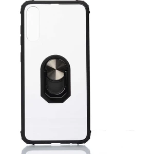 Kip GSM Samsung Galaxy A70 Kılıf Arkası Şeffaf Köşeleri Renkli Tank Kılıf