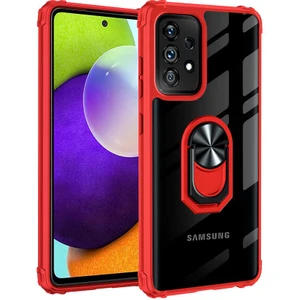 Kip GSM Samsung Galaxy A72 Kılıf Arkası Şeffaf Köşeleri Renkli Tank Kılıf