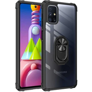Kip GSM Samsung Galaxy M51 Kılıf Arkası Şeffaf Köşeleri Renkli Tank Kılıf