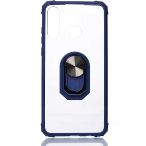 Kip GSM Huawei P30 Lite Kılıf Arkası Şeffaf Köşeleri Renkli Tank Kılıf