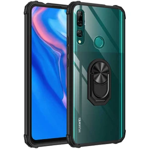 Kip GSM Huawei Y9 Prime 2019 Kılıf Arkası Şeffaf Köşeleri Renkli Tank Kılıf